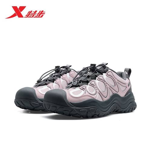 特步飞石丑萌鞋户外徒步女鞋2026