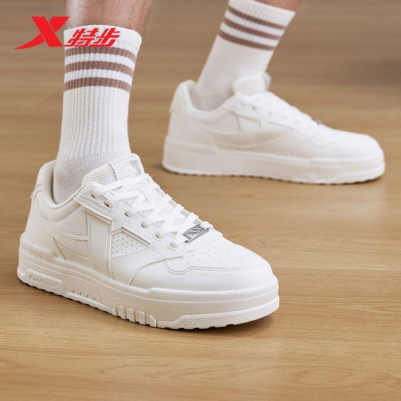特步STEP-1板鞋男子2026夏新款经典街头休闲运动鞋子974219310042