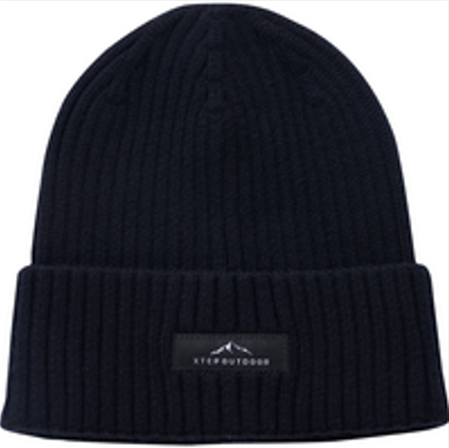 特步2025冬季新款针织帽中性综训保暖舒适包芯纱帽子975437222731