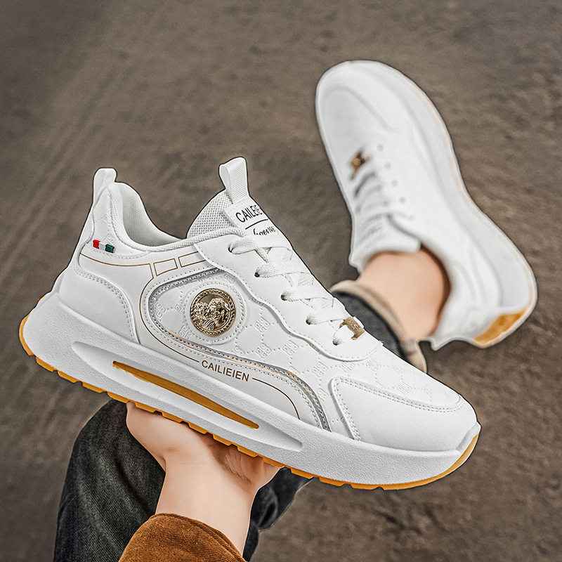 香港潮牌秋季男鞋新款透气运动鞋子男潮流百搭厚底小白鞋休闲跑步,流行男鞋,老爹鞋,淘宝优惠券,粉丝福利购,淘宝优惠卷