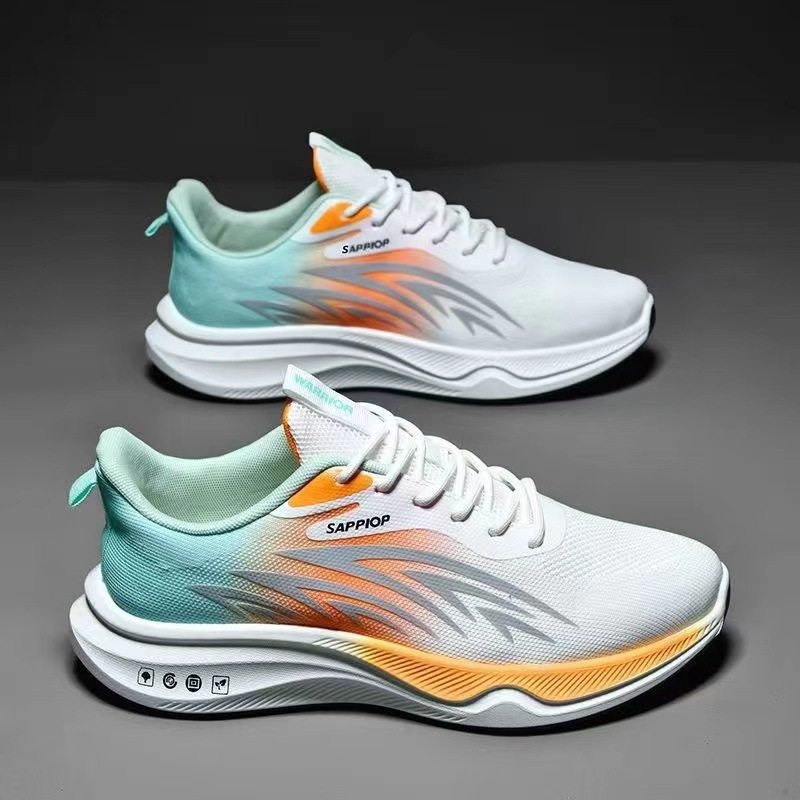 香港潮牌春夏季透气飞织网面运动跑步休闲男鞋软底轻便网鞋 莆田,流行男鞋,网面鞋,淘宝优惠券,粉丝福利购,淘宝优惠卷