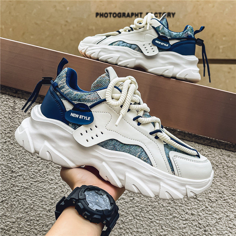 香港潮牌男士老爹鞋新款透气休闲百搭运动潮鞋青少年轻便潮流厚底,流行男鞋,老爹鞋,淘宝优惠券,粉丝福利购,淘宝优惠卷