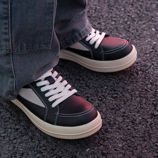 康奈官方正品热风男鞋2025年秋季新款男士时尚休闲鞋小众复古板鞋