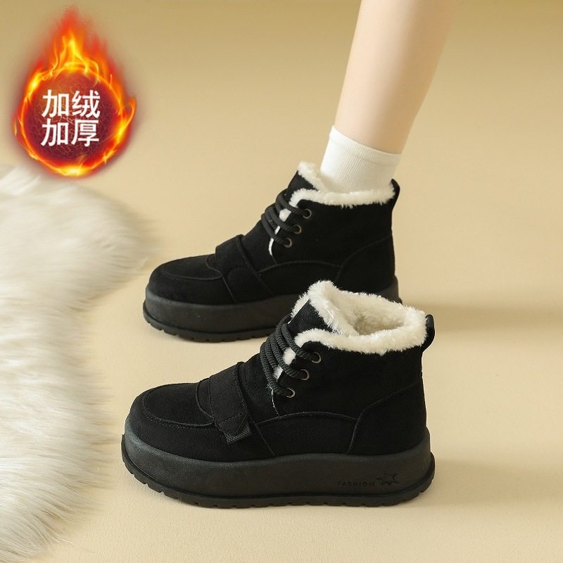 香港潮牌女士高帮新款雪地靴女鞋2025新款冬季加绒加厚保暖防滑防,女鞋,高帮鞋,淘宝优惠券,粉丝福利购,淘宝优惠卷