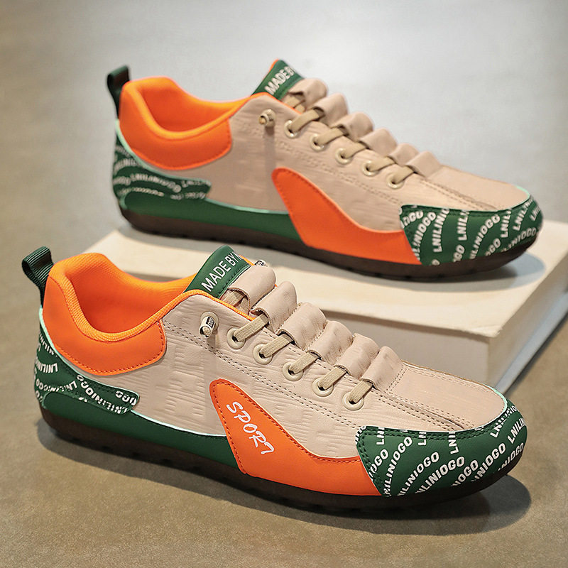 香港潮牌跨境休闲鞋韩版豆豆鞋男鞋莆田潮鞋子四季款潮流一脚蹬防,流行男鞋,单鞋,淘宝优惠券,粉丝福利购,淘宝优惠卷