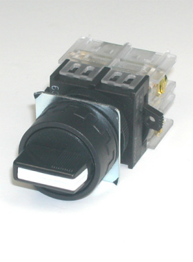 韩国凯昆KACON  25mm选择开关 三位置短手柄自锁 K25-51K20