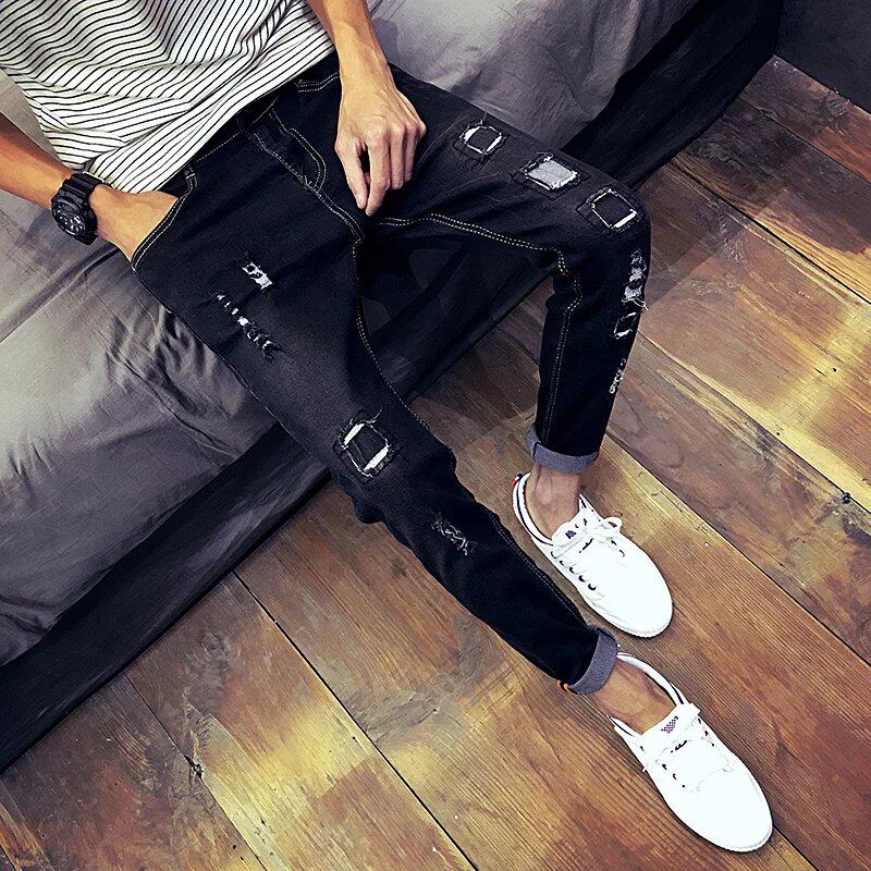 Jeans en coton pour automne - Ref 1461822 Image 3