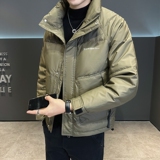 店主风2024冬季主推羽绒服男短款立领标绒外套8869--P165，男装羽绒服，电商D238