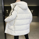 店主风2024冬季羽绒服男长款加厚标90%白鸭绒外套2329-P340，男装羽绒服，电商D238