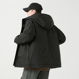 无影墙2025冬季羽绒服男短款连帽户外冲锋衣外套2335--P195，男装羽绒服，电商D238