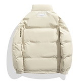 白底平铺2024冬季新款羽绒服男短款立领白鸭绒羽绒外套6801--P150，男装羽绒服，电商D238