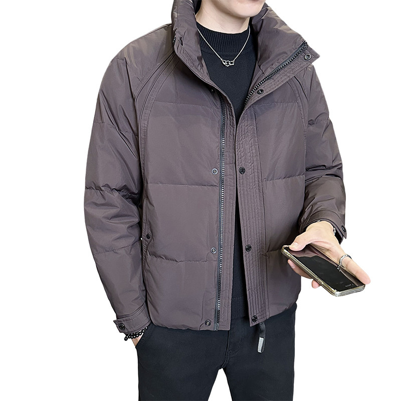 店主风2025冬季新款立领加厚羽绒服男标绒保暖外套8179-P200,男装羽绒服,电商D238