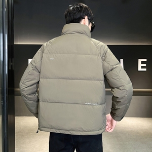 店主风2024冬季新款羽绒服男短款立领白鸭绒羽绒外套28806-P165图片