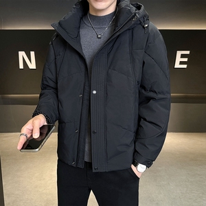 店主风数据款2025冬季新款羽绒服男短款连帽加厚外套8172--P210，男装羽绒服，电商D238