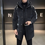 店主风2025冬季羽绒服男中长款加厚宽松羽绒外套2429--P195，男装羽绒服，电商D238