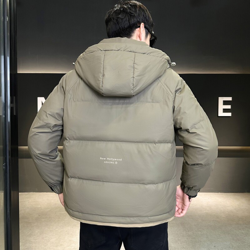 2024冬季新款羽绒服男短款连帽加厚工装羽绒外套2488--P165,男装羽绒服,电商D238
