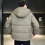 2024冬季新款羽绒服男短款连帽加厚工装羽绒外套2488--P165，男装羽绒服，电商D238