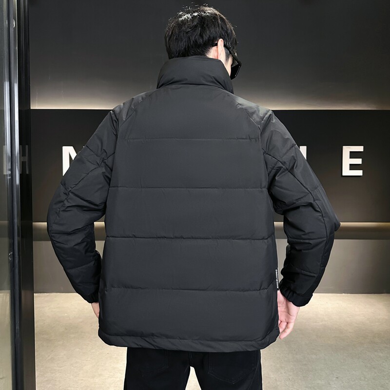 2024冬季主推新款羽绒服男短款立领羽绒外套6803--P155,男装羽绒服,电商D238