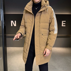 店主风2025冬季羽绒服男中长款加厚宽松羽绒外套2429--P195图片