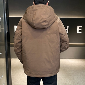 店主风2025主推冬季羽绒服男短款连帽加厚外套2336--P195图片