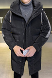 店主风2024冬季羽绒服男长款加厚标90%白鸭绒外套2329-P340，男装羽绒服，电商D238