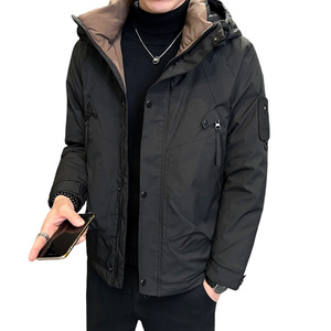 店主风2024主推冬季羽绒服男短款连帽加厚外套2335--P195图片