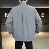 店主风2025冬季新款羽绒衬衫男精品轻薄标90%绒羽绒服5105-P200，男装衬衫，电商D238