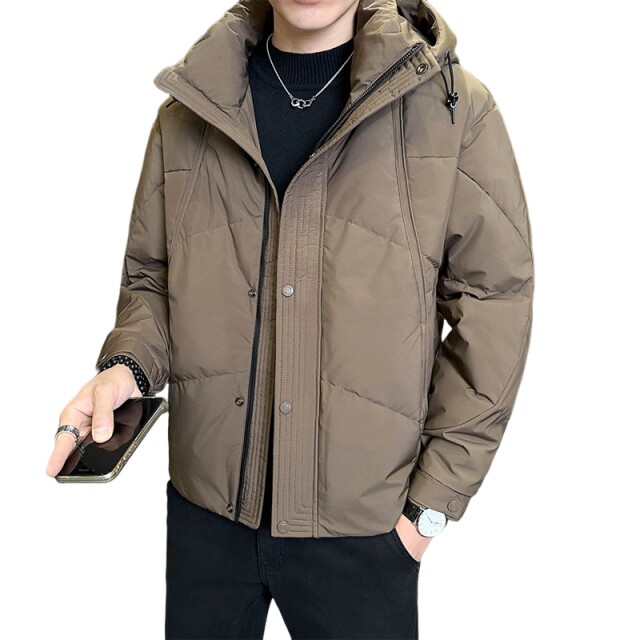数据款不缺货2025冬季新款羽绒服男短款连帽加厚外套8172--P210,男装羽绒服,电商D238