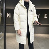 店主风2025冬季新款羽绒服男中长款加厚宽松标绒外套8838--P245，男装羽绒服，电商D238