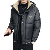 2024冬季新款羽绒服男短款连帽加厚工装羽绒外套2488--P165，男装羽绒服，电商D238