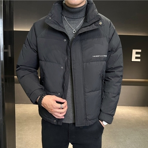 店主风2024冬季新款羽绒服男短款立领白鸭绒羽绒外套28806-P165图片