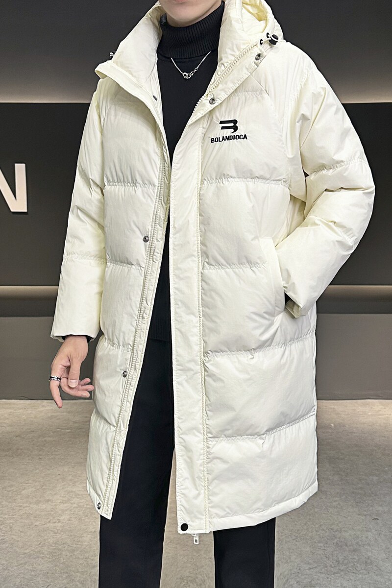 店主风2024冬季新款羽绒服男中长款加厚宽松标绒外套8838--P295,男装羽绒服,电商D238