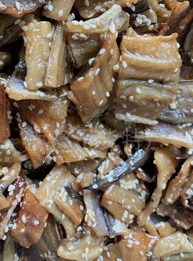 原味芝麻鳗鱼干 南澳风味小吃干货特产250g 美味鳗鱼块香辣鱼片