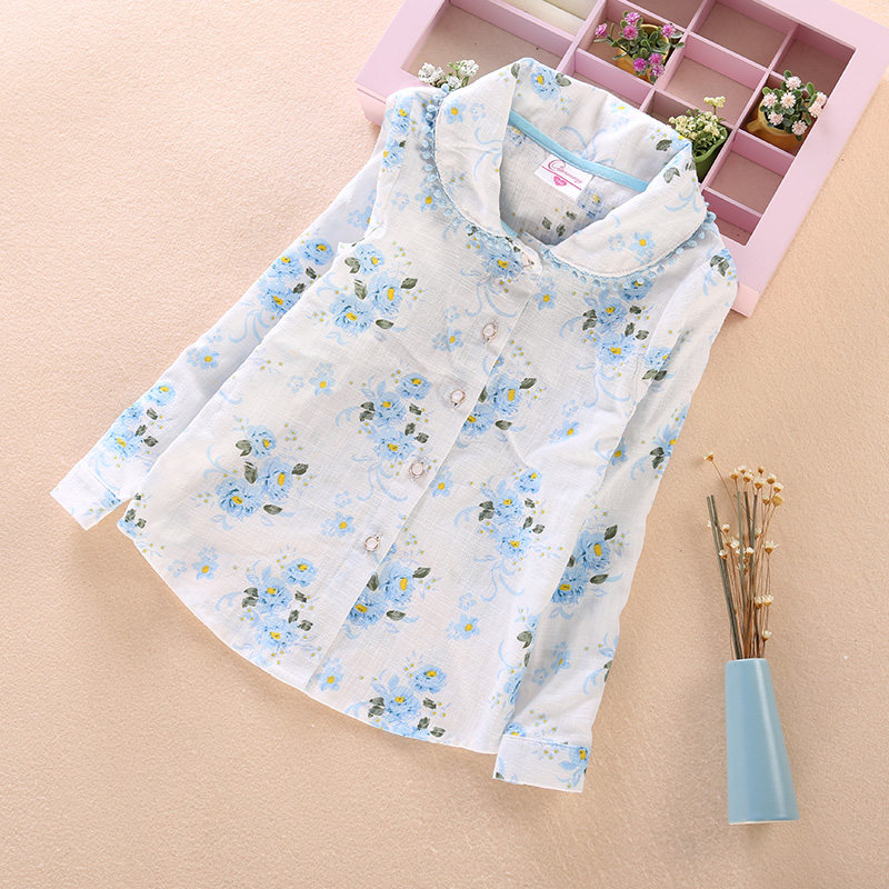 Chemise fille à manche longue - Ref 2085076 Image 4