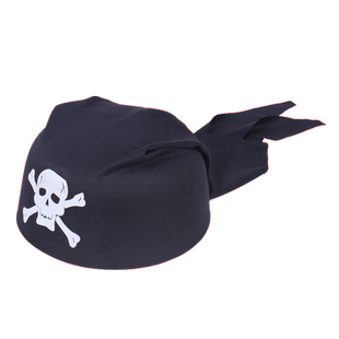 1万圣节舞会派对帽子加勒比海盗帽子船长帽镶边海盗帽海盗头巾