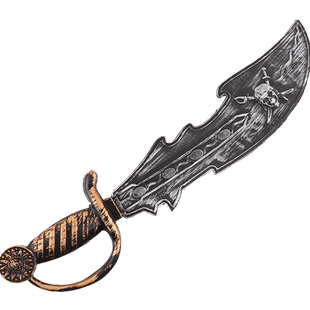 1万圣节道具兵器海盗刀武士剑斧头泡沫剑罗马勇士铠甲剑忍者盾牌