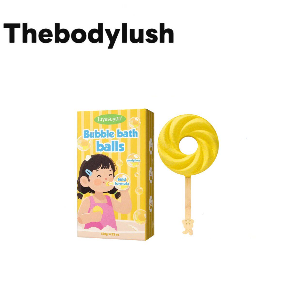 日本thebodylush泡澡吹泡泡气泡弹超多泡泡冬季儿童洗澡礼物特价