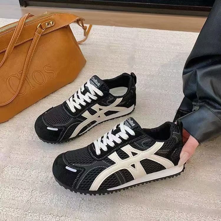 阿甘鞋复古德训鞋女款2025秋季新款爆款超火百搭平底运动休闲板鞋