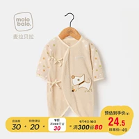 Jumpsuit sơ sinh mùa hè mỏng 0-3 tháng 6 quần áo trẻ em cotton tu sĩ quần áo đồ ngủ trẻ sơ sinh quần áo - Áo liền quần bộ đồ liền thân ngắn tay mùa hè cho bé