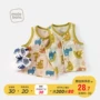 Áo vest cho bé mùa xuân và mùa thu mỏng cotton mới nam và nữ trẻ em vest vest áo khoác nhà dịch vụ - Áo ghi lê áo gile cotton mềm mại cho bé