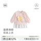 新品 麦拉贝拉女宝宝卫衣秋季 小女孩超好看假两件衣服 糯米棉