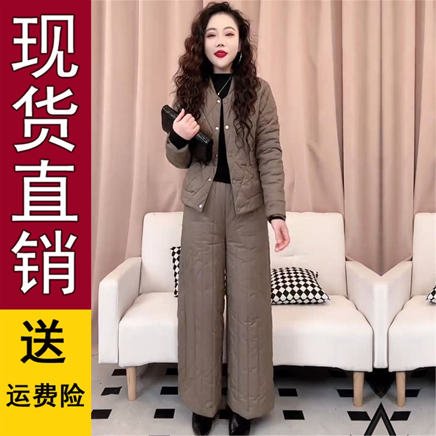 好品推荐棉服套装女2025冬