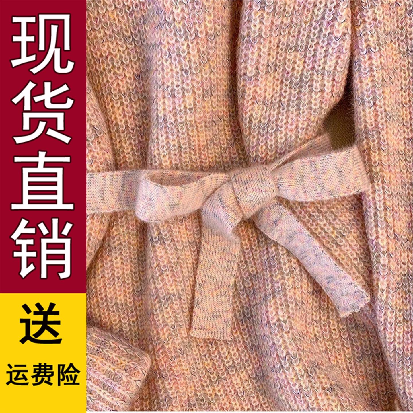 韩系大码圆领针织衫秋装宽
