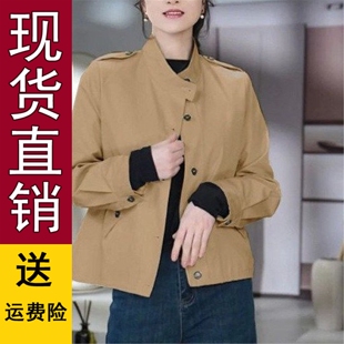 休闲洋气小立领设计感时尚 百搭工 好货夹克外套女2026早春新款 正品