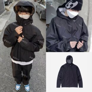 番薯欧尼自制sansangear机能户外登山防风防水连帽冲锋衣夹克外套