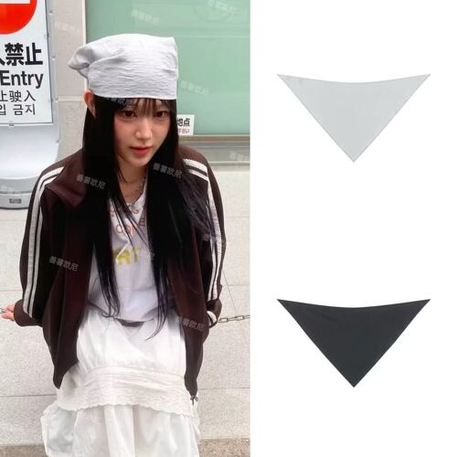 日系少女三角头巾帽百搭头饰