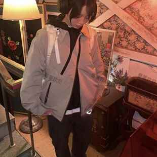 自制sansangear小众机能风户外防水冲锋衣设计感美式夹克外套秋季