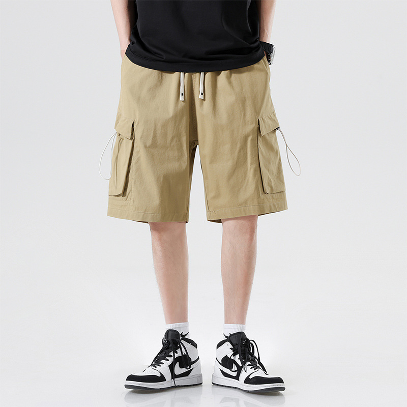 石狮市浪印户外系宽松户外美式工装短裤男休闲五分裤山系宽松男装