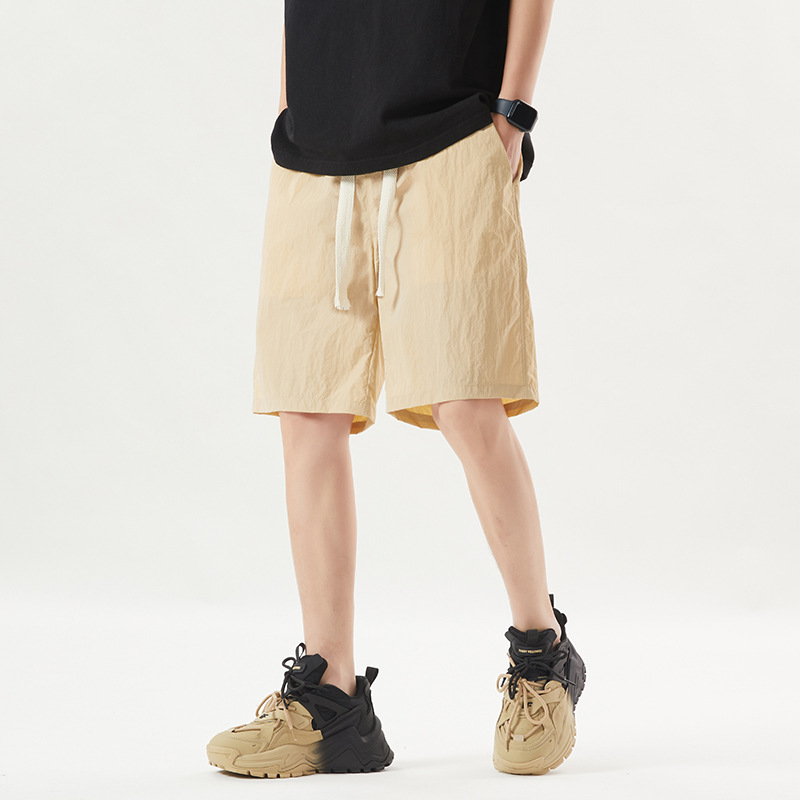 石狮市浪印户外裤男款夏季宽松运动休闲裤子外穿沙滩五分裤大裤衩