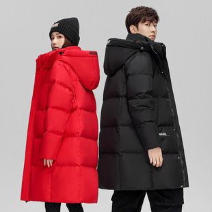石狮市浪印户外羽绒服90白鸭绒男女士同款加厚抗寒30度青年冬外套